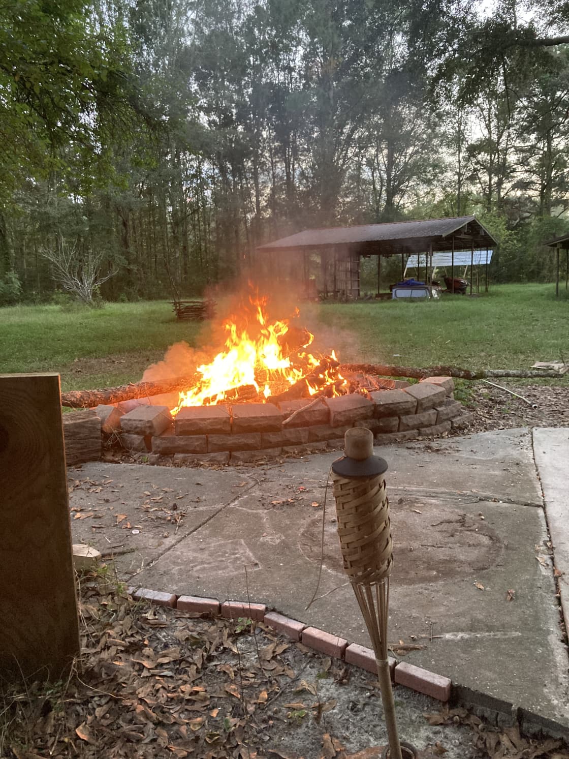 Campfire we had!