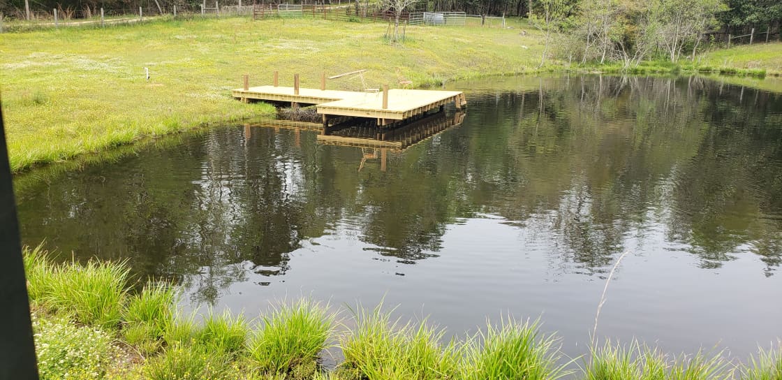 Our catch and release pond