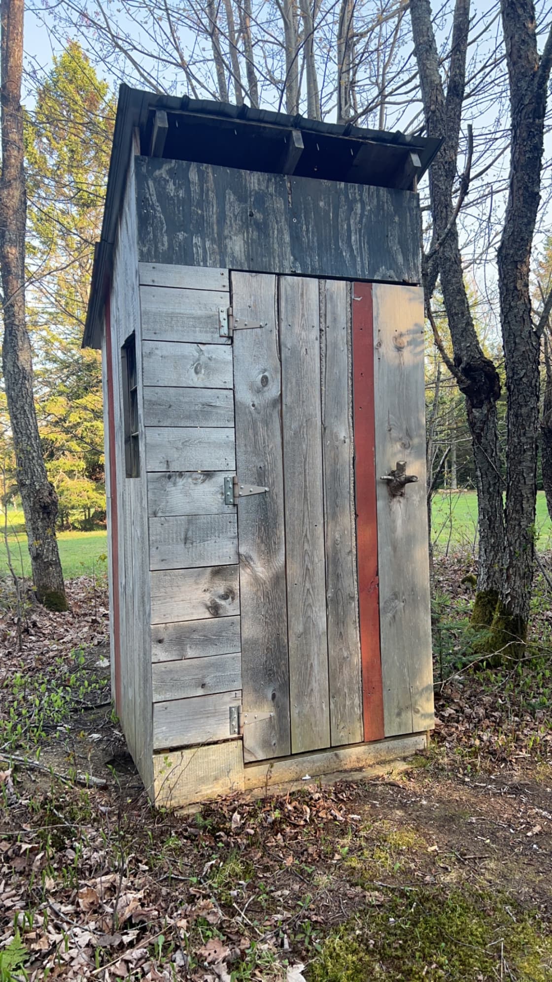 Outhouse was super cute and all handmade as you can see! 