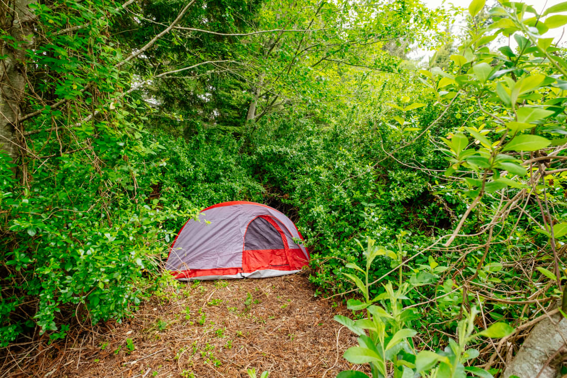 private tent site