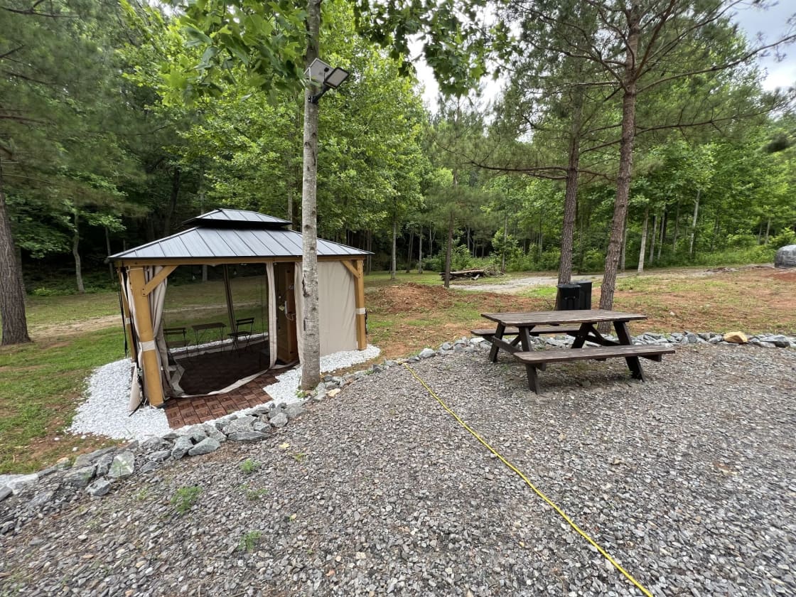 Glamping With Amenities