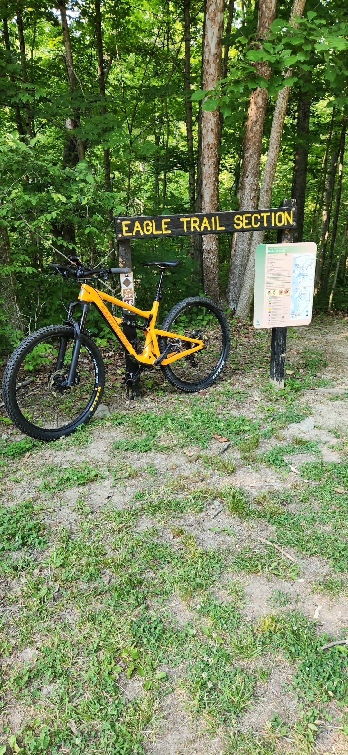 New Mountain Biking Trails on the East Side of Brookville Lake...