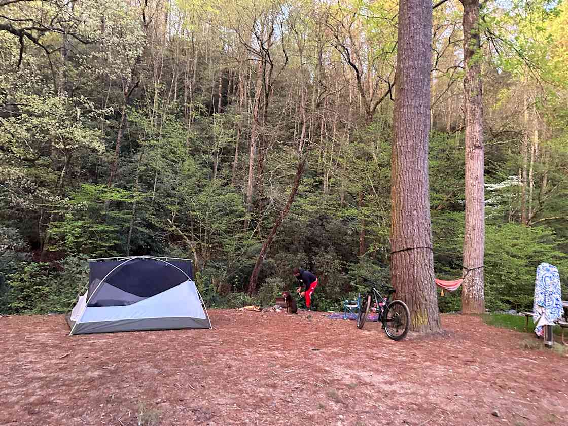 Horseshoe Bend Family Campground Hipcamp in Glen Alpine, North Carolina