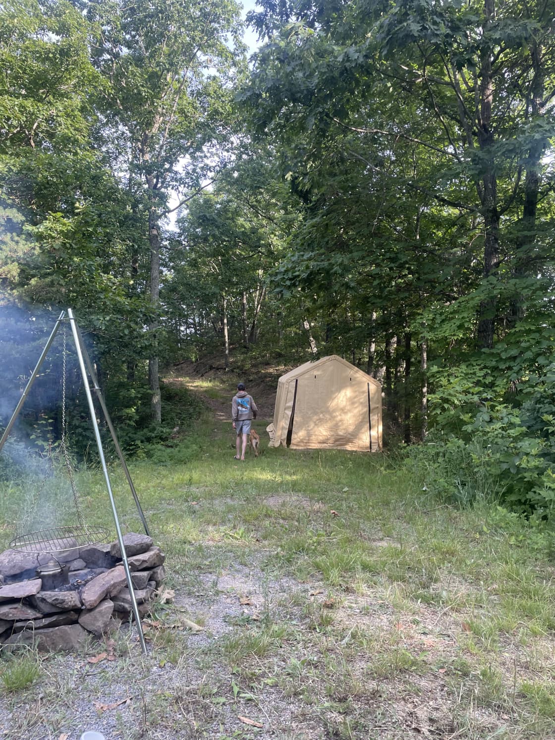 Campsite layout 