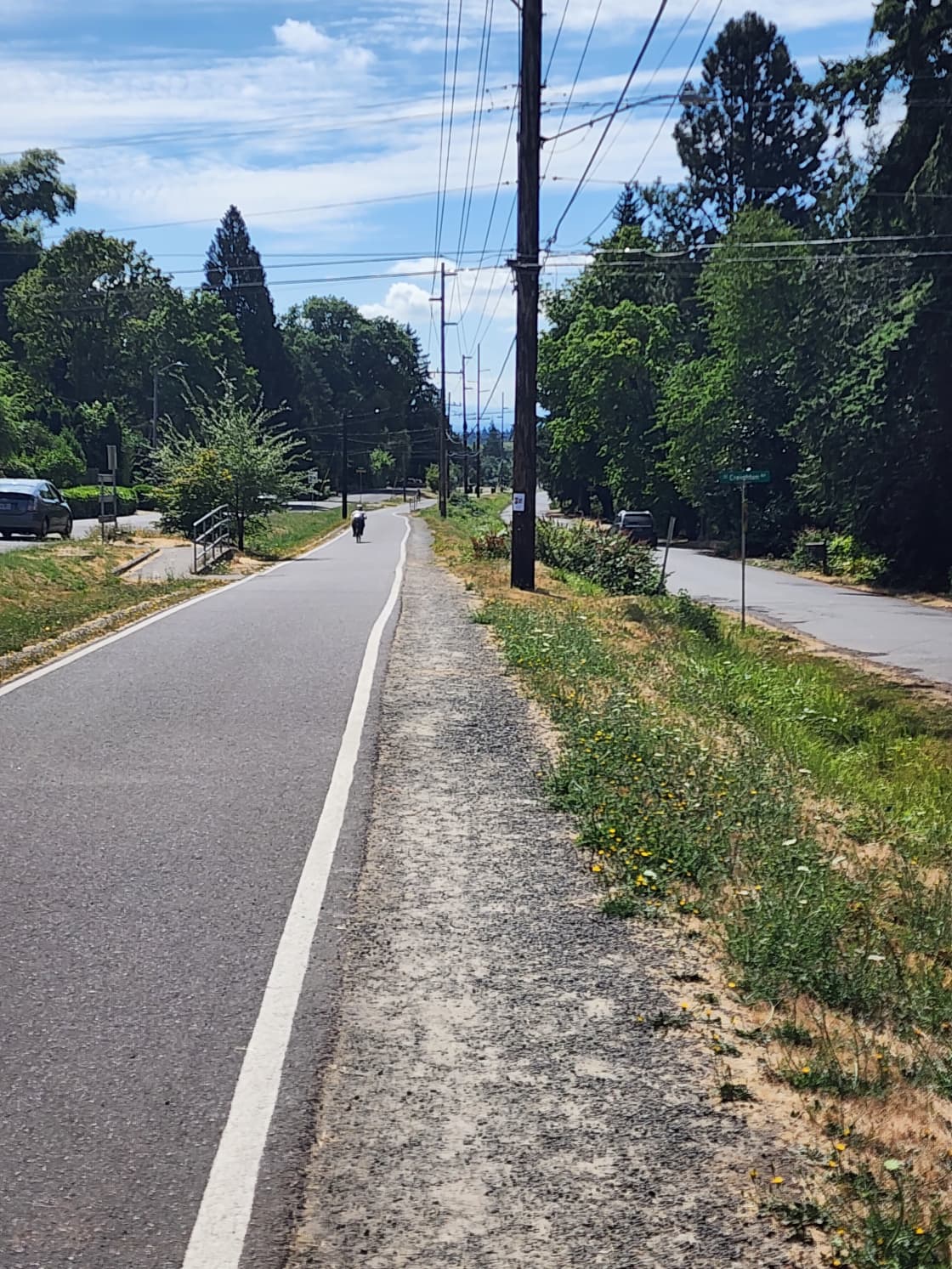 Bike and walking path to Oregon City