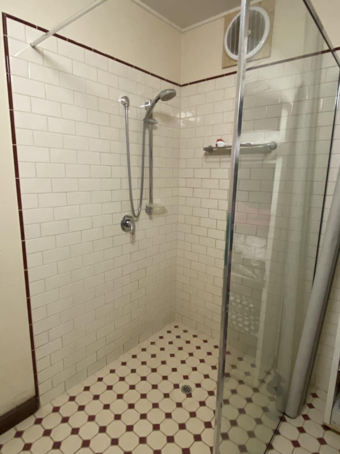 Shower within host house, 
please note at times it may not be available during your stay due to unforeseen circumstances