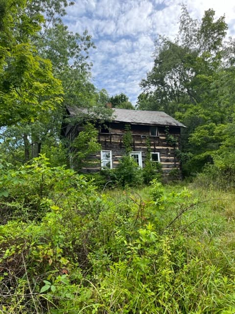 Empty 1800's cabin.
