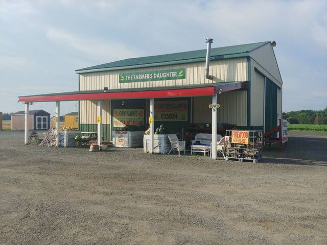 The Farmers Daugter Farm Market!  The camper/RV site is directly behind the market allowing for privacy! 