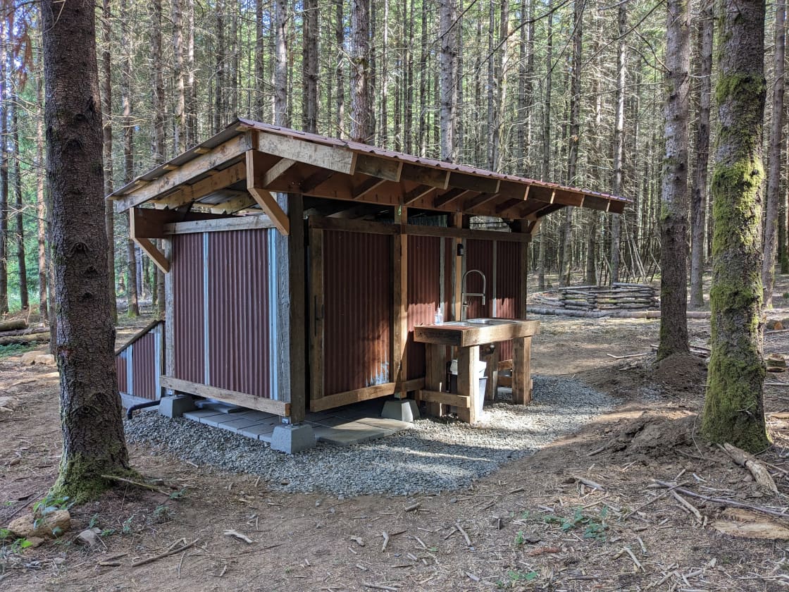 Restroom for campsites
