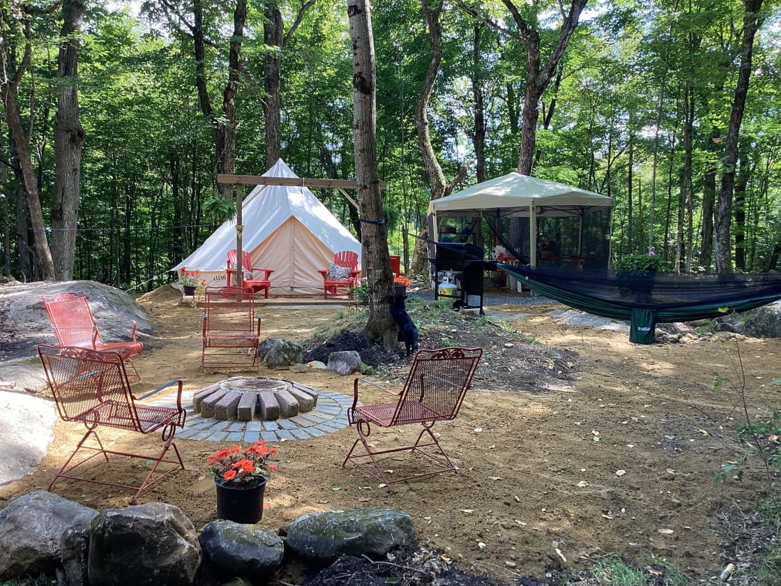 Glamping Tent 6 min from beach