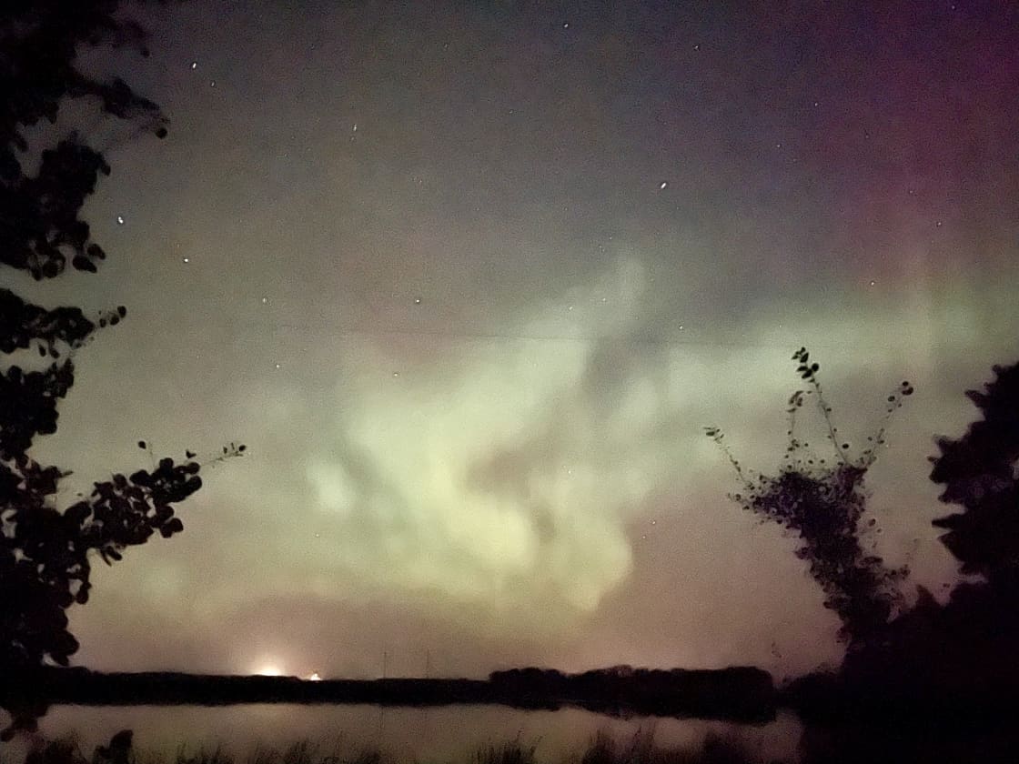 Northern lights during our stay 