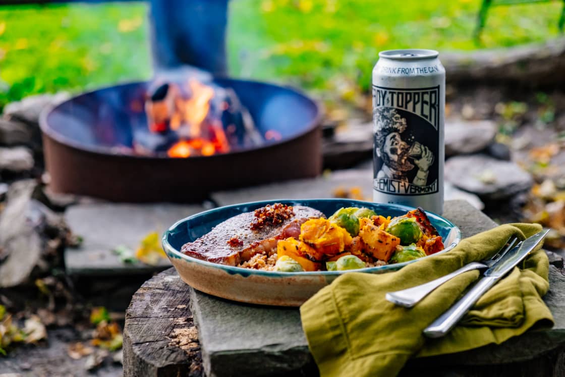 Steak. Great Beer. Fire.  Perfect Autumn meal
