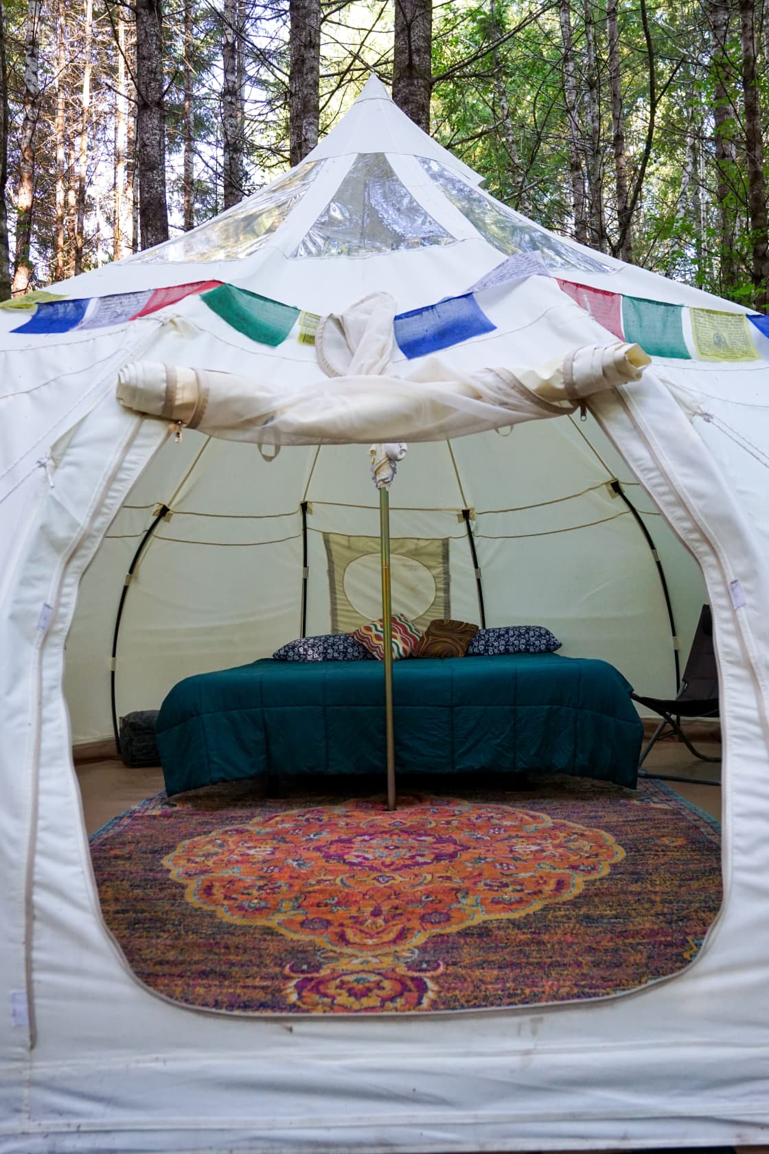Glamping in the Lotus Tent