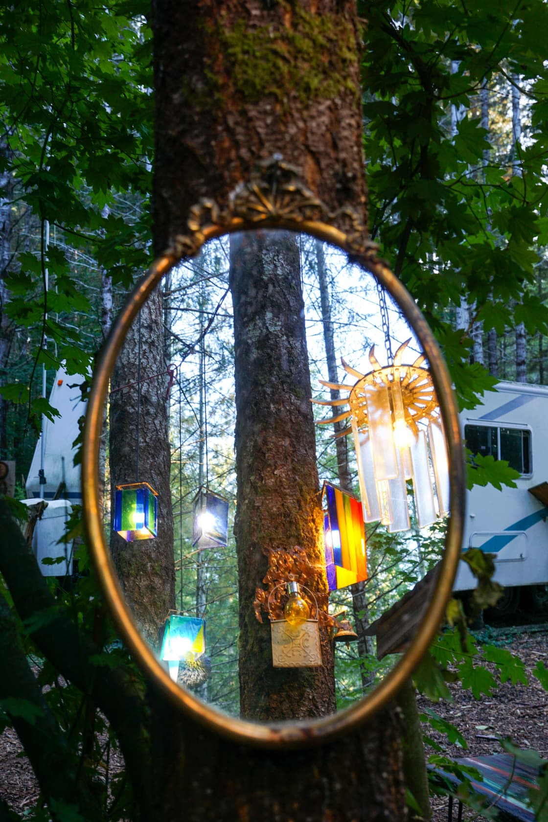 Whimsical glass lights by Gary!
