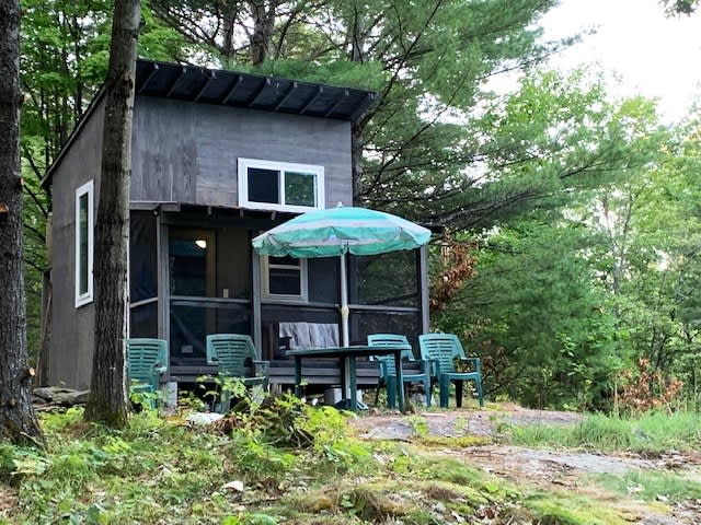 A cozy cabin for wilderness escape