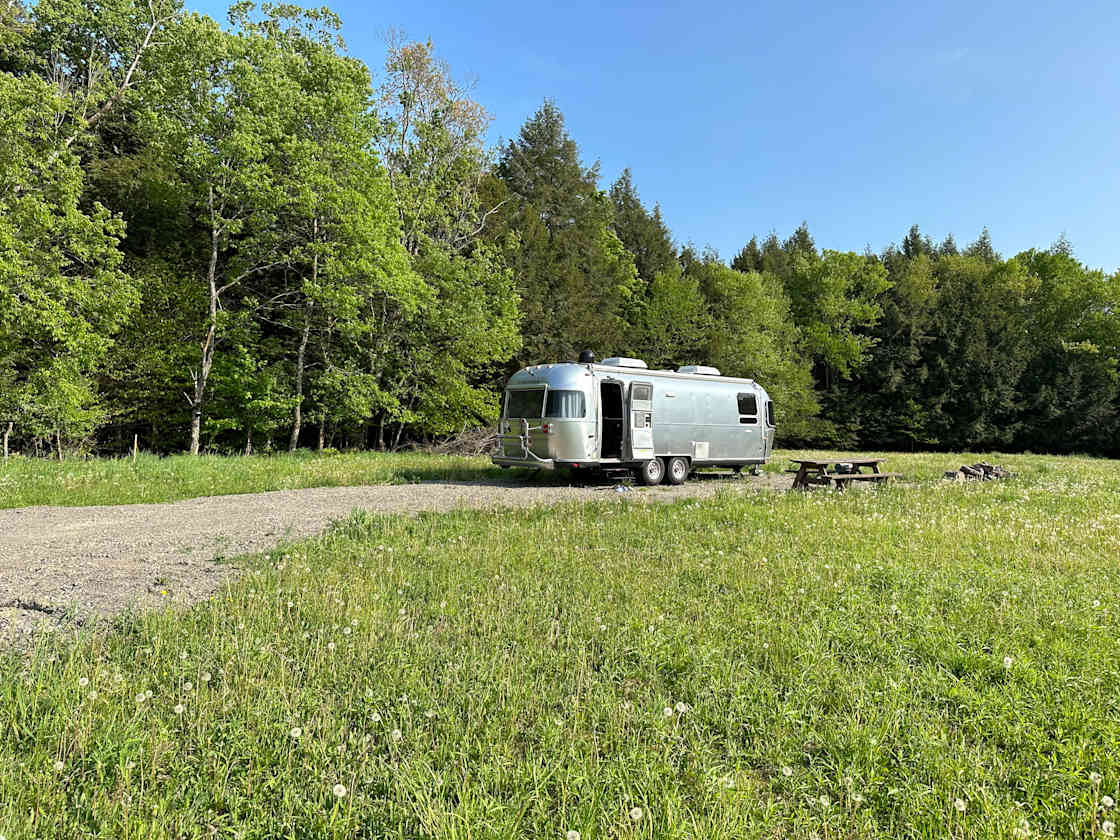 Acres by the Forest Hipcamp in De Ruyter, New York