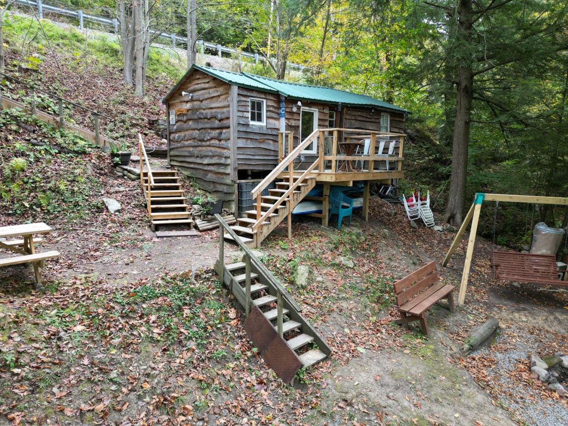 The Nest - Creekfront Cabin In ANF