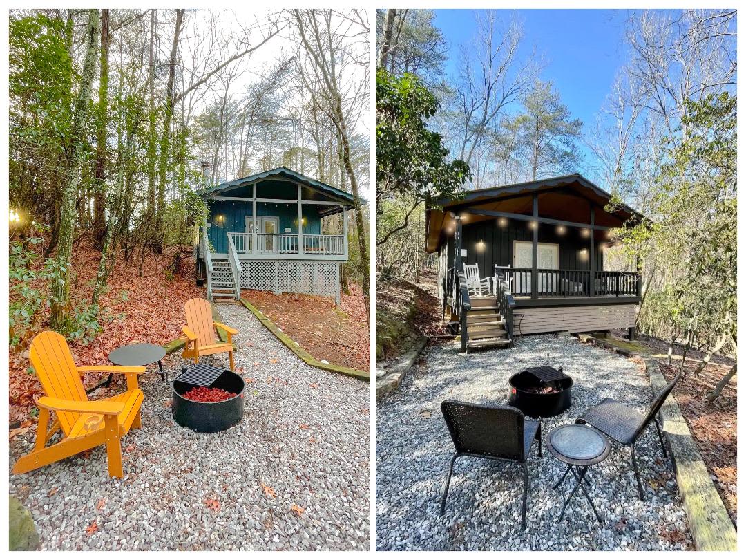 Boho Haven Retreat: 2 Modern Cabins