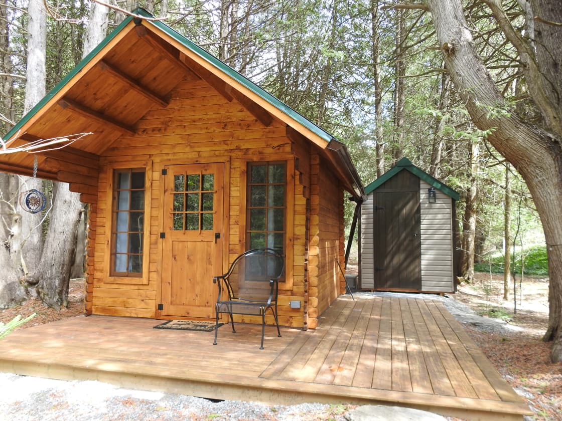 The Forest Chalet- with outhouse
