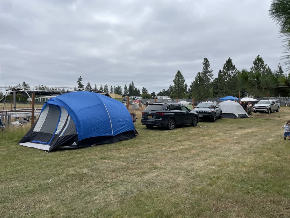 Camping for Oregon Country Fair