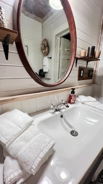 Relax in a newly remodeled bathroom!