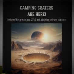 Camping Craters, Privacy Outdoors