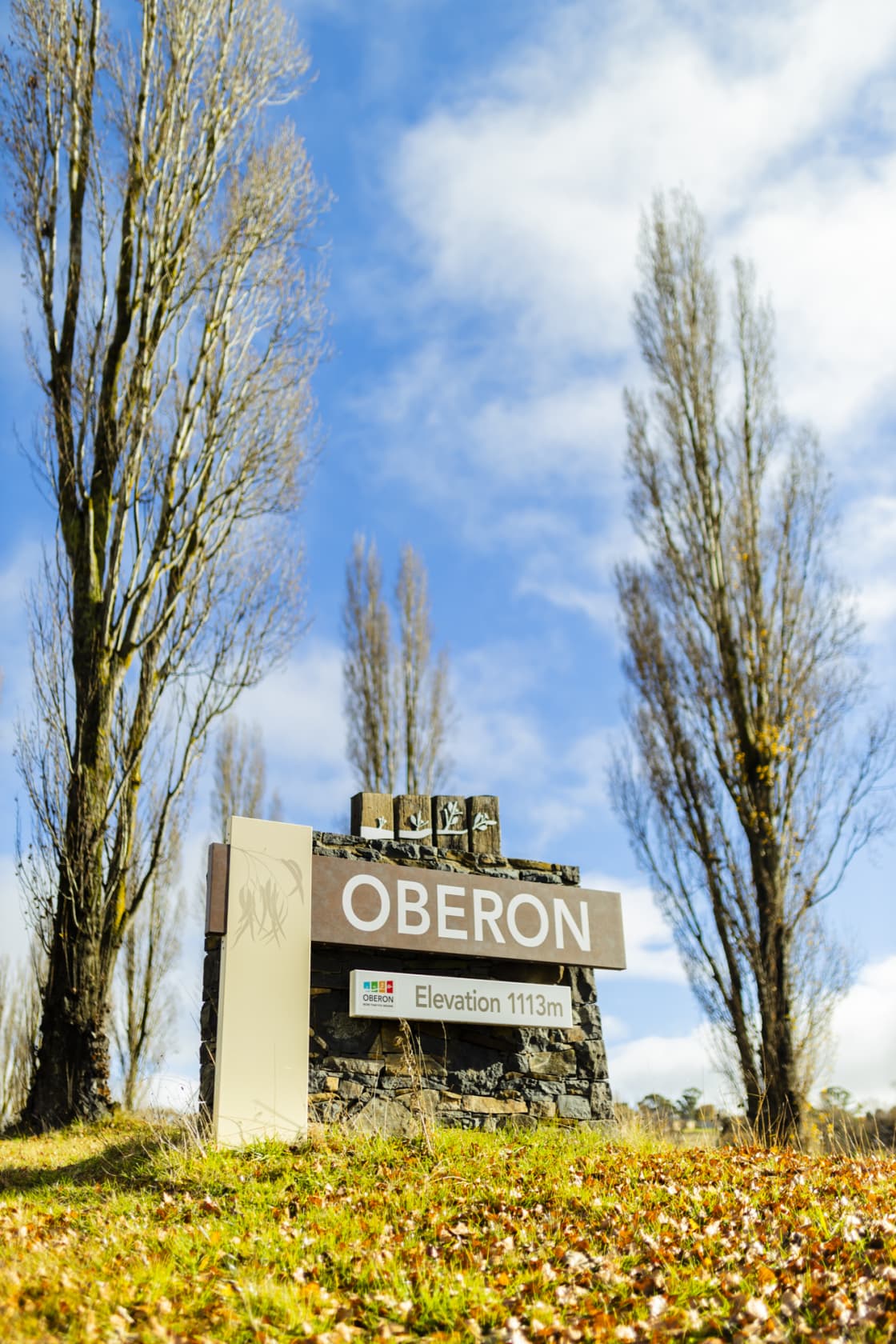 Entry to Oberon coming from the South