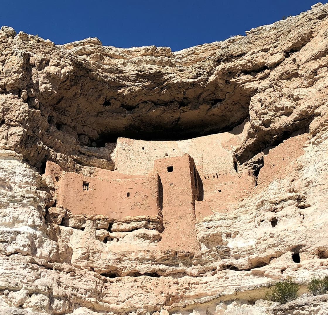 Montezuma 's Castle National Monument is right around the bend on the creek or the next exit South. Middle Verde Rd runs by Cliff Castle Casino.