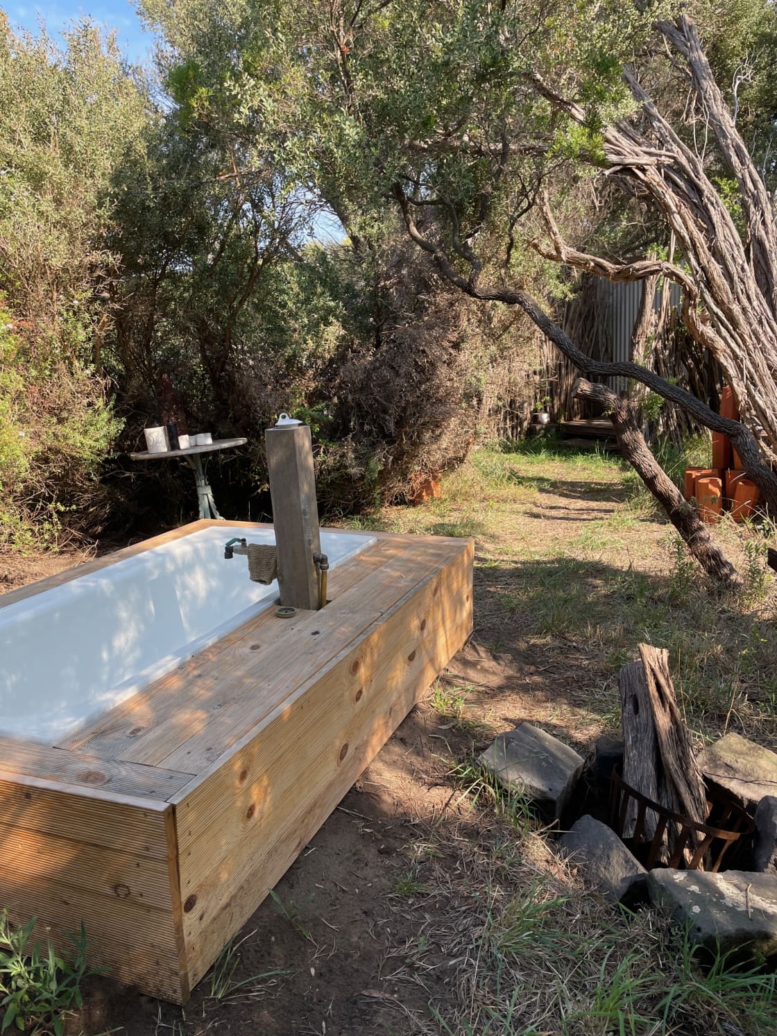 Hi adventurists, This outdoor bath is hot

My dream has been to own a place where travellers can meet, share stories, feel free and completely relax. 