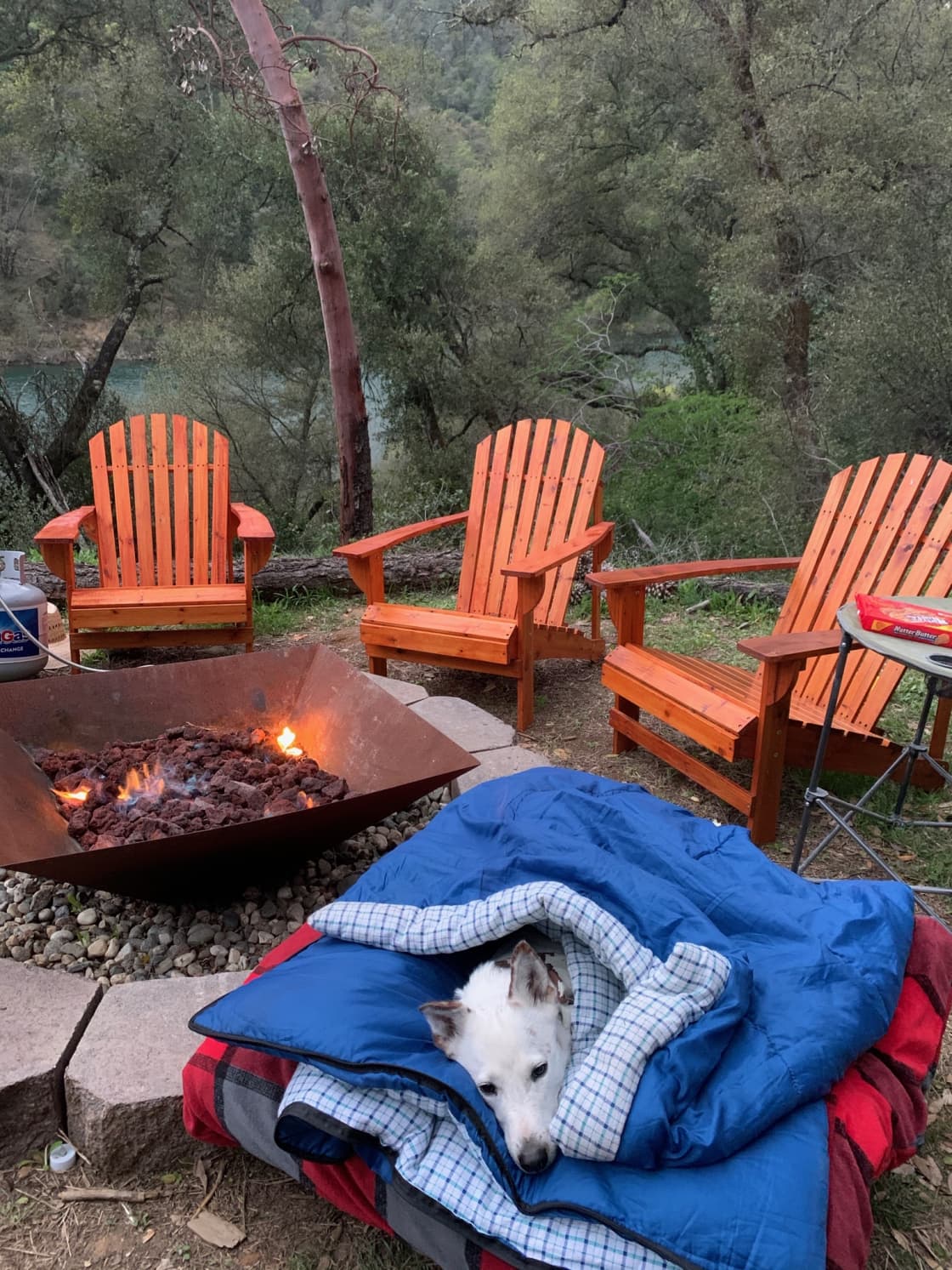 Group Campsite on the Yuba River!