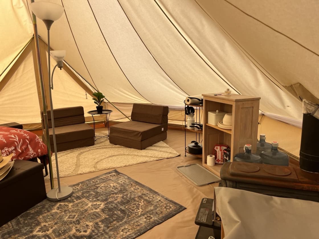 Off Grid Glamping!
