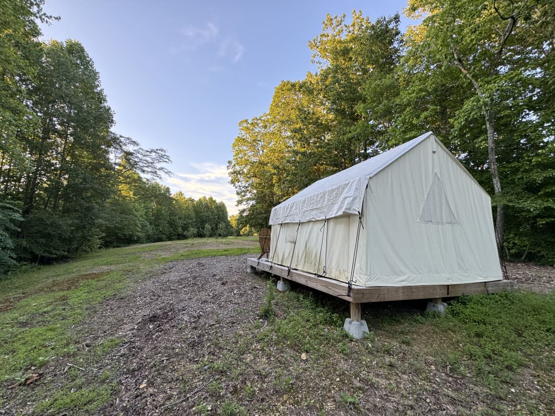 Camping at Defender's Retreat