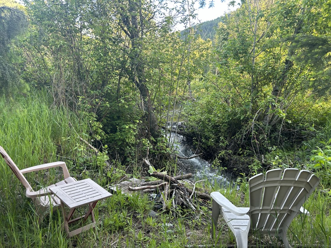 Mountain Creekside Nature Escape