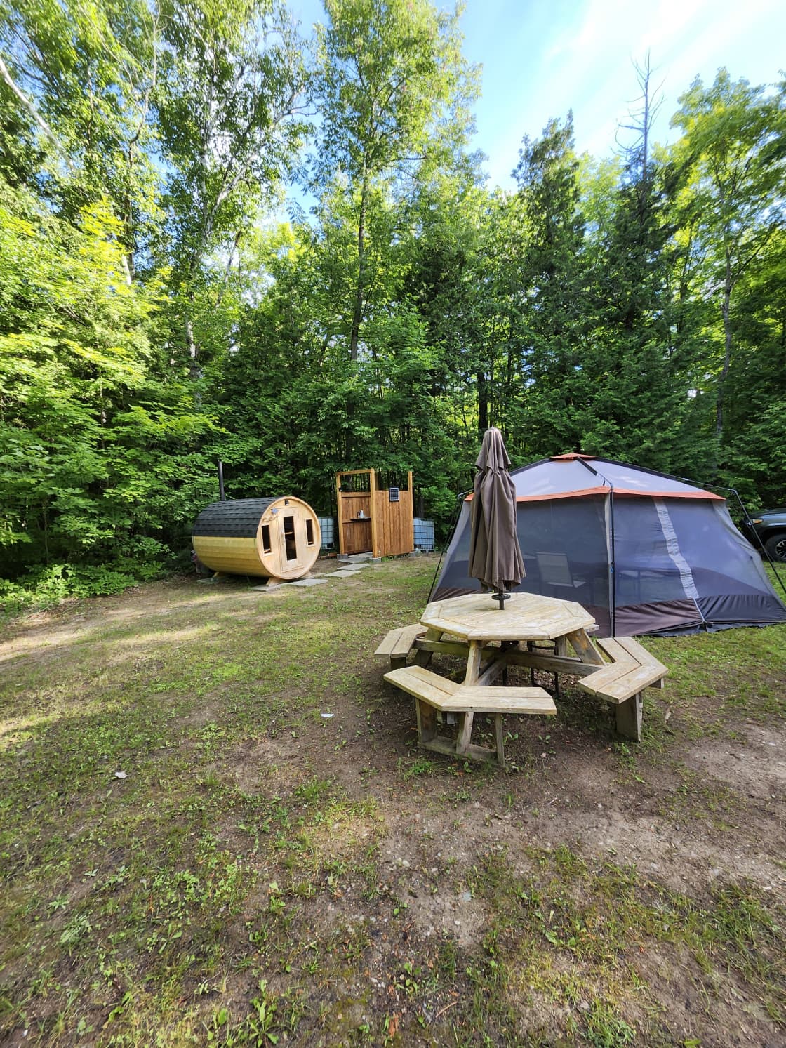 Secluded camping & Sauna