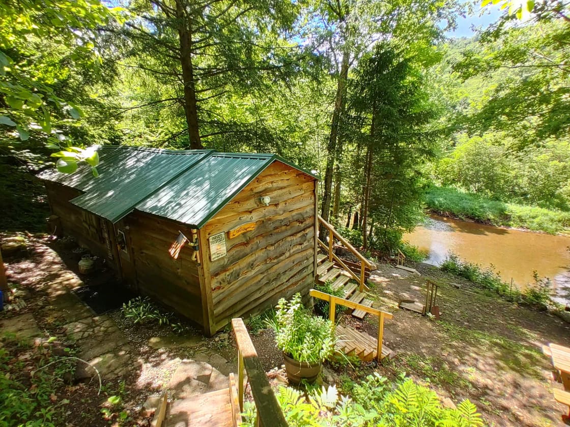 The Nest - Creekfront Cabin In ANF