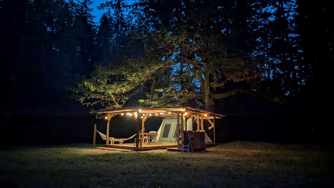 Shelter At Castle Rock Farm - Hipcamp In Mc Kenzie Bridge, Oregon