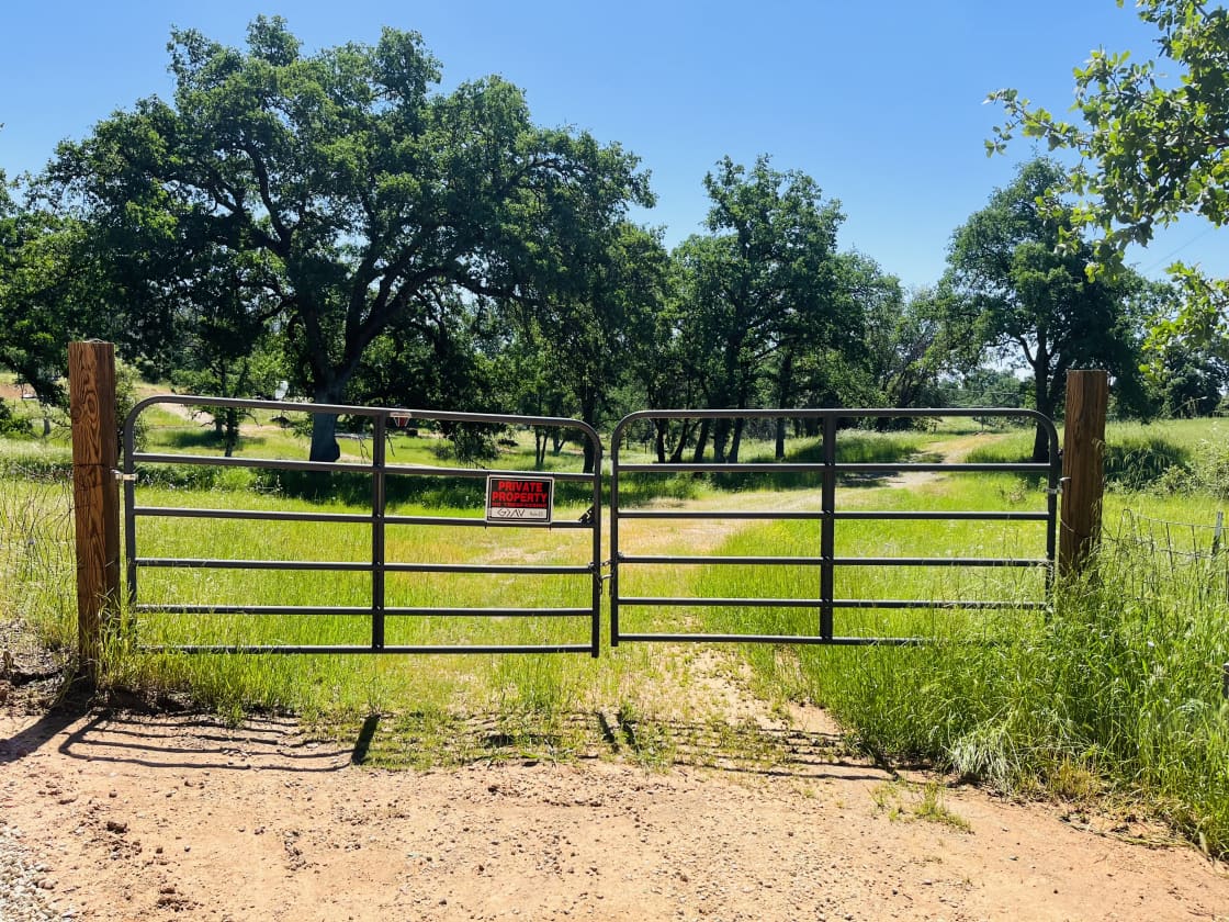 Please lock the gate behind you when entering and leaving the property 