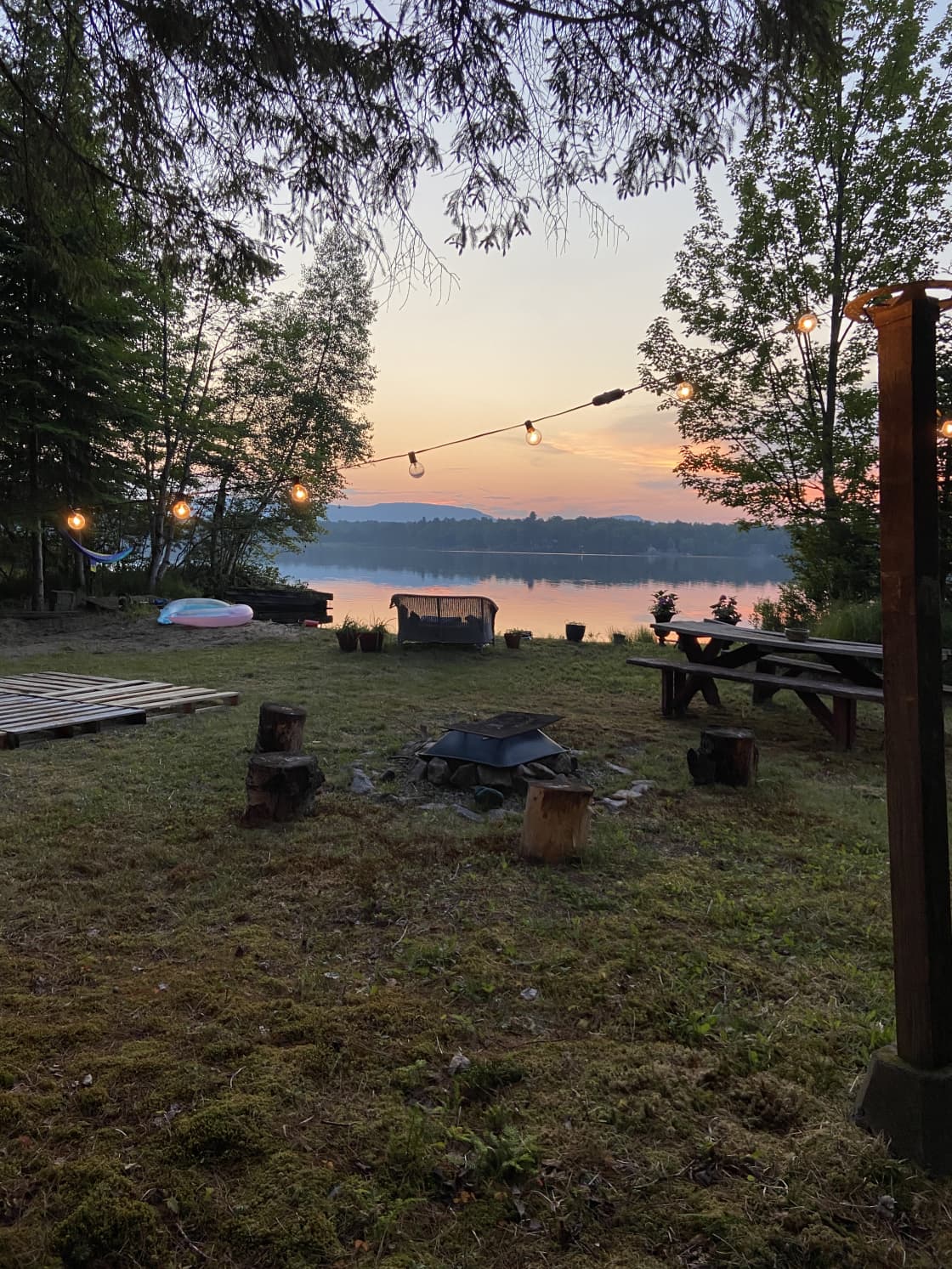 Little Wolf Pond Lake Front Getaway - Hipcamp in Tupper Lake, New York