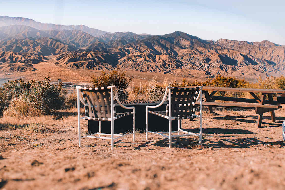Twin chairs provided at site