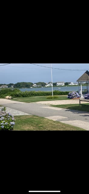 Your van will be steps away from the warm waters of Great Bay. 