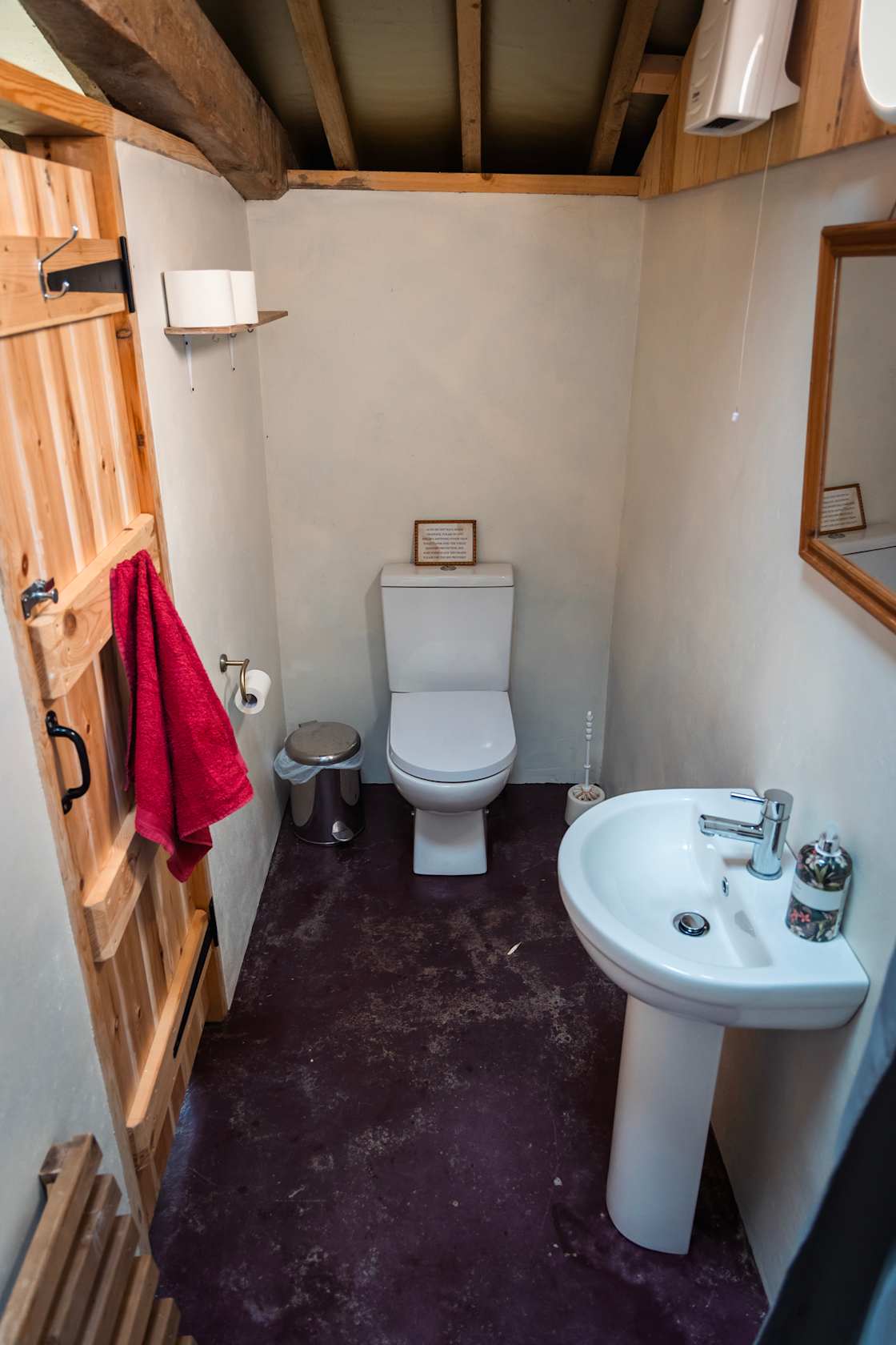 The clean toilet facilities mean it sometimes doesn't even feel like camping.