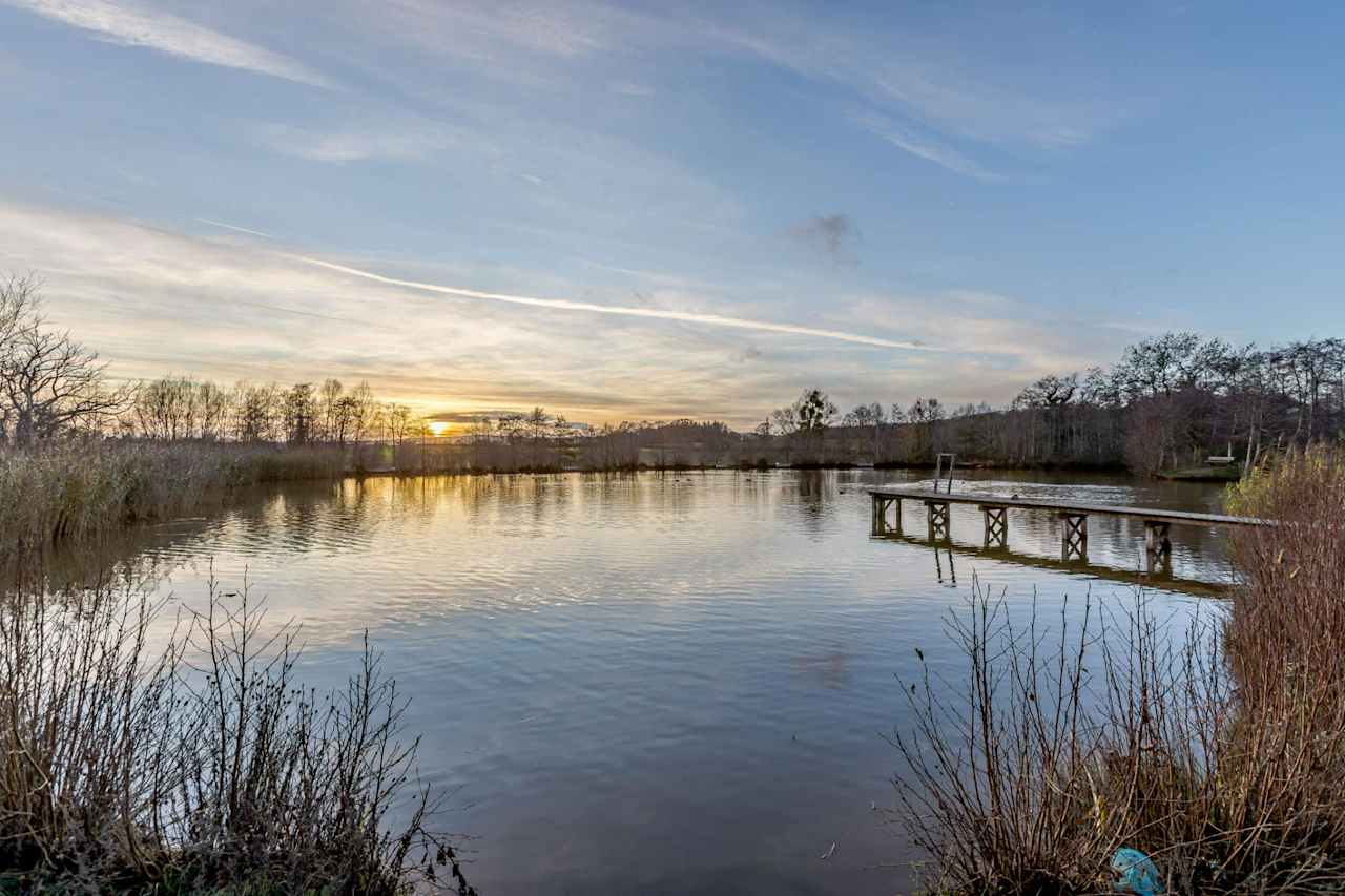 Electric Pitch with Lakeside View