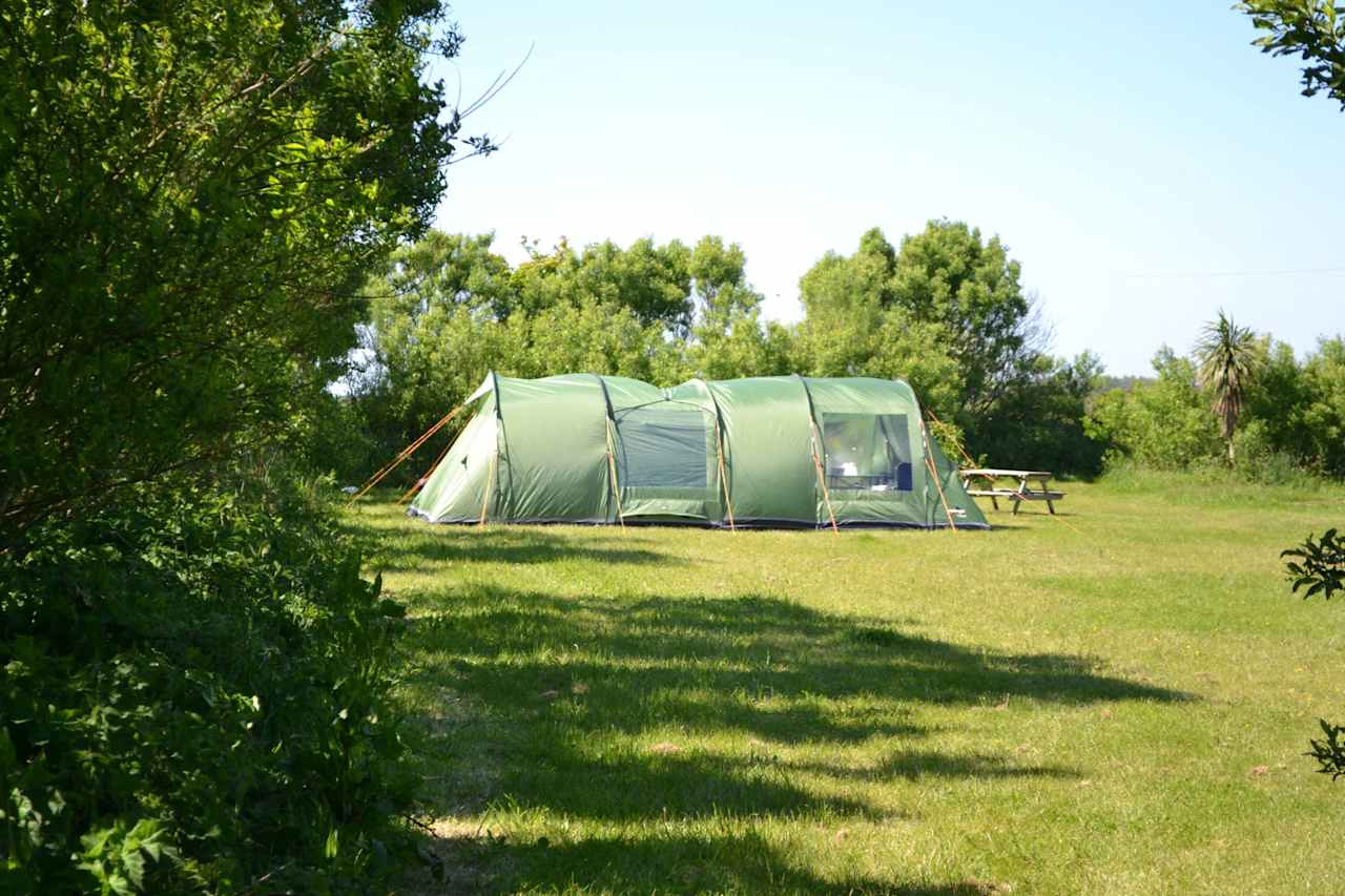 There's a beach in almost every direction you turn at this small-scale family campsite in the picturesque Pembrokeshire Coast National Park.