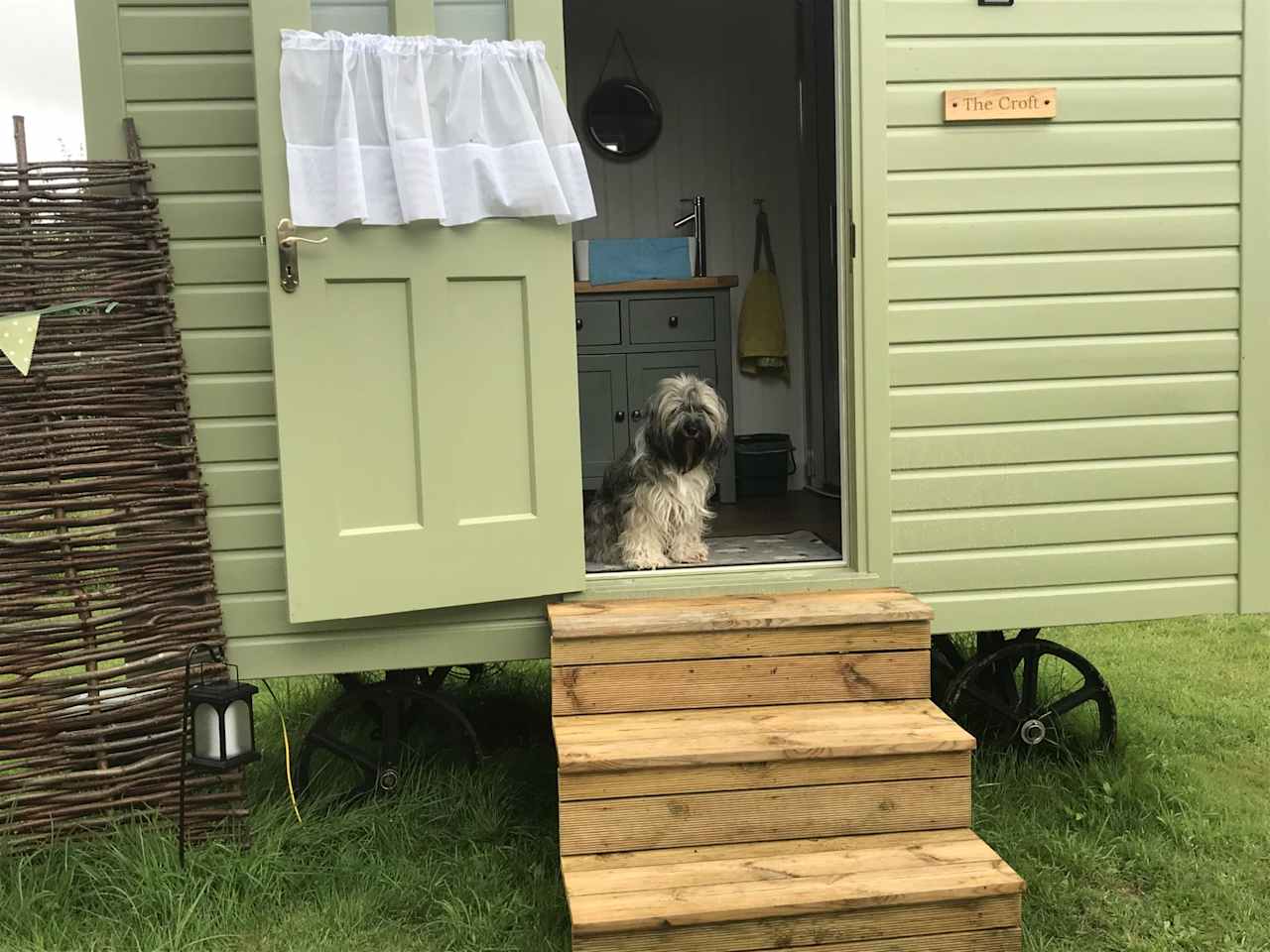 Shepherds Belle and Croft Hut