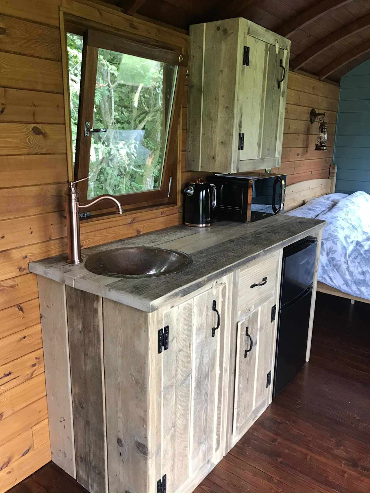 Rustic Shepherd Hut in rural West Wales