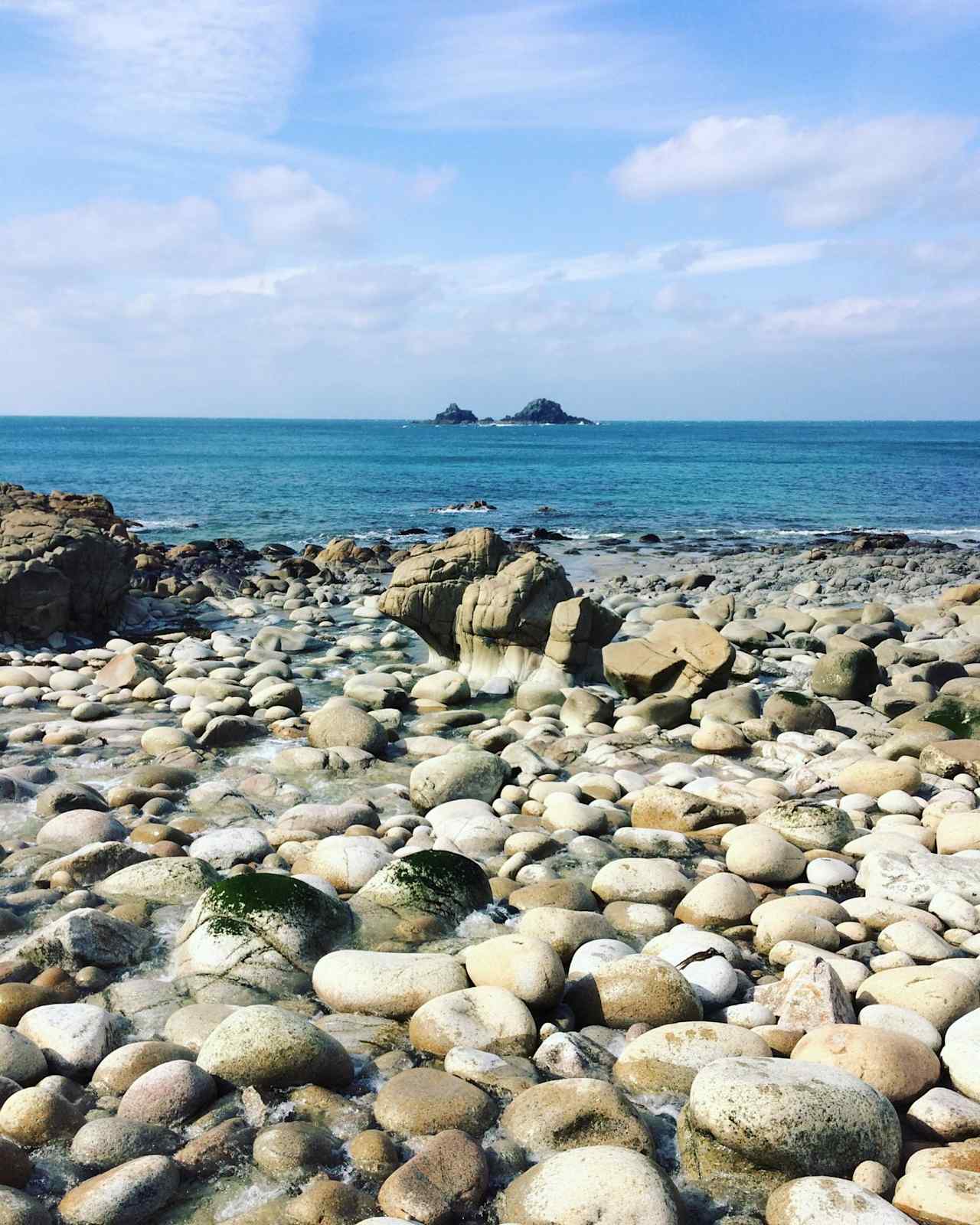 The closest beach is just a mile-and-a-half away at rocky Priest’s Cove.