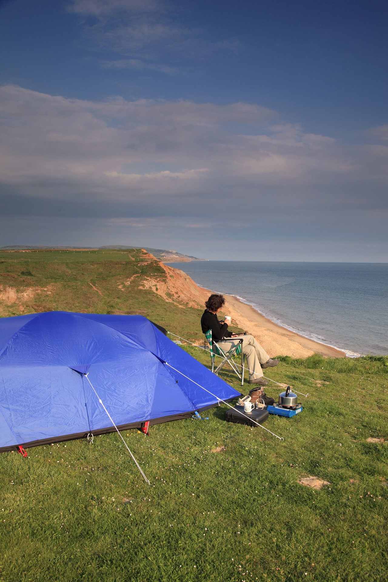 Beach camping