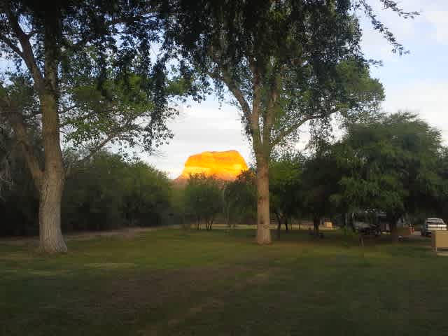 Oct 27 2014 sunset from our site in Cottonwood.