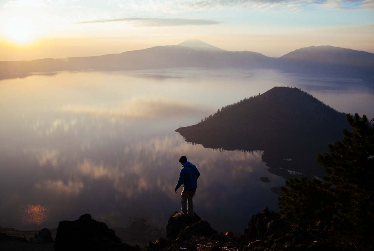 Sunrise at Crater Lake