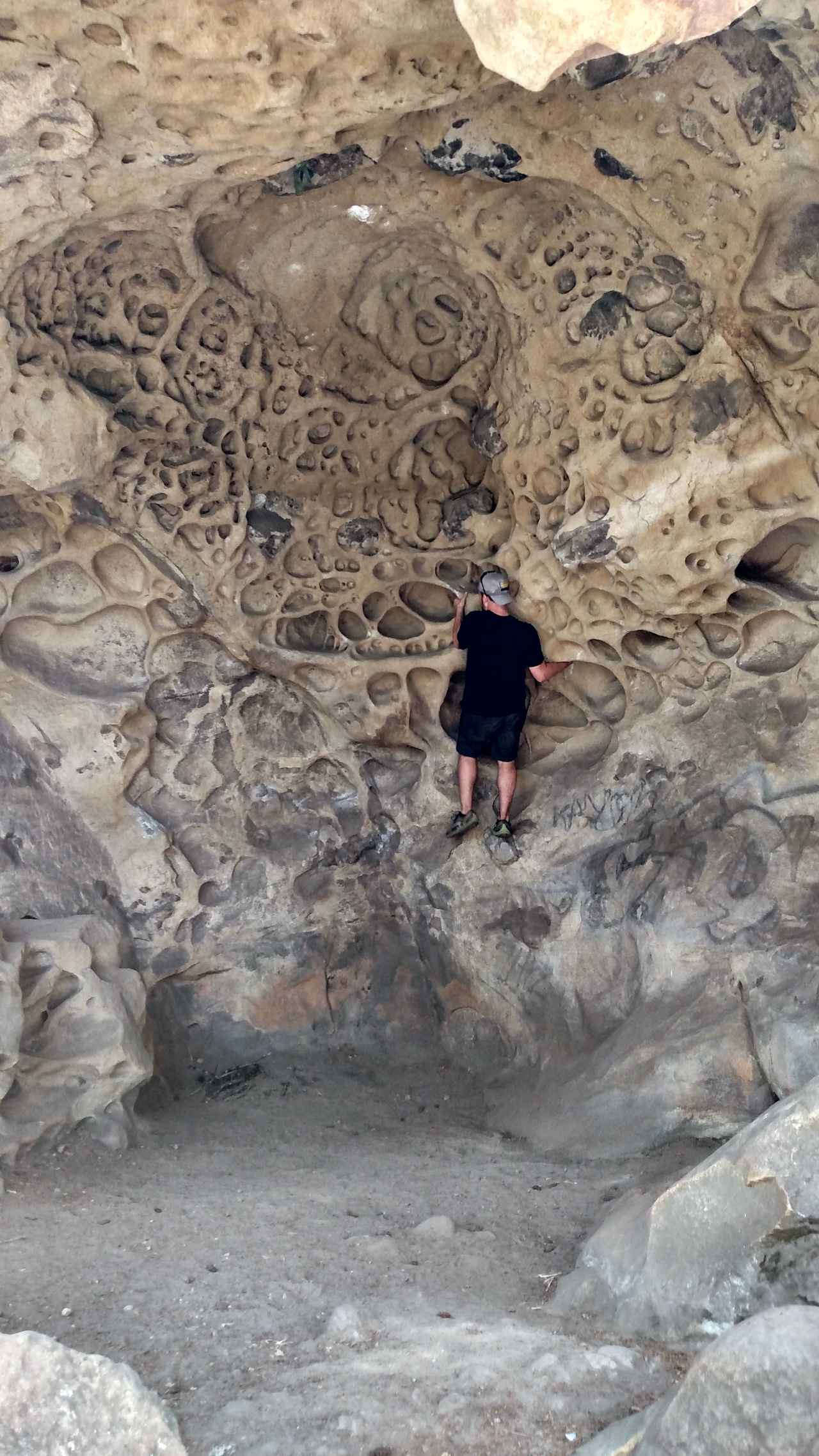 Bouldering on Castle Rock